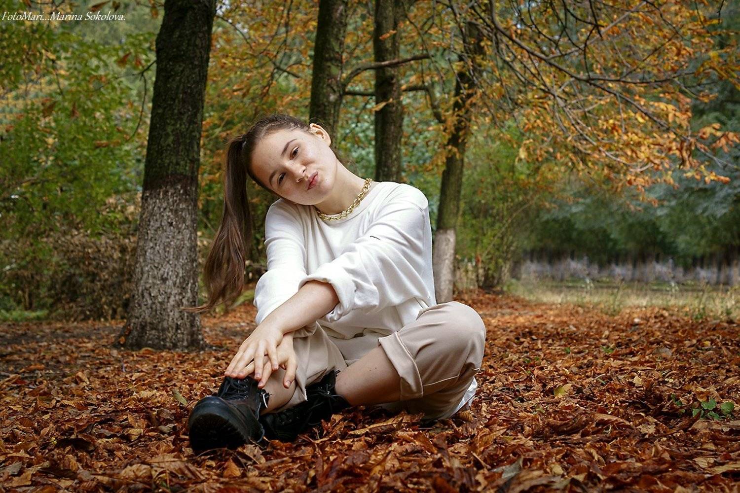 осень,девушка,портрет,, Марина Соколова