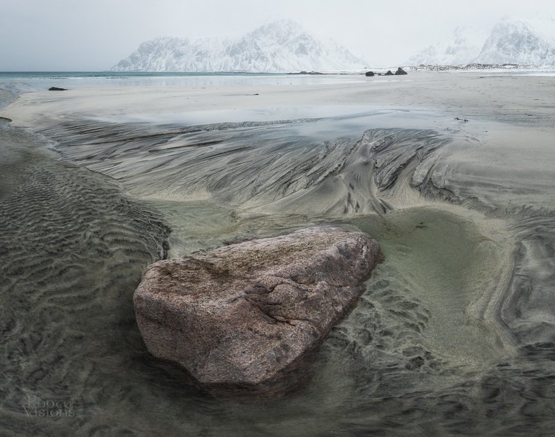 lofoten,norway,norwegian,beach,winter,panorama,nature,landscape,north, Wintertime in the north. фото превью