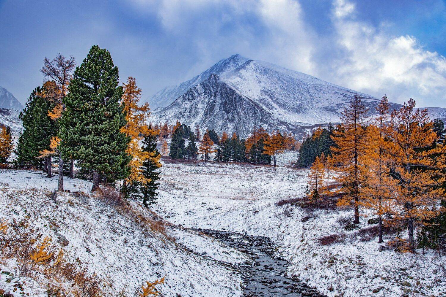 алтай. осень. горы., Евгений Дроботенко