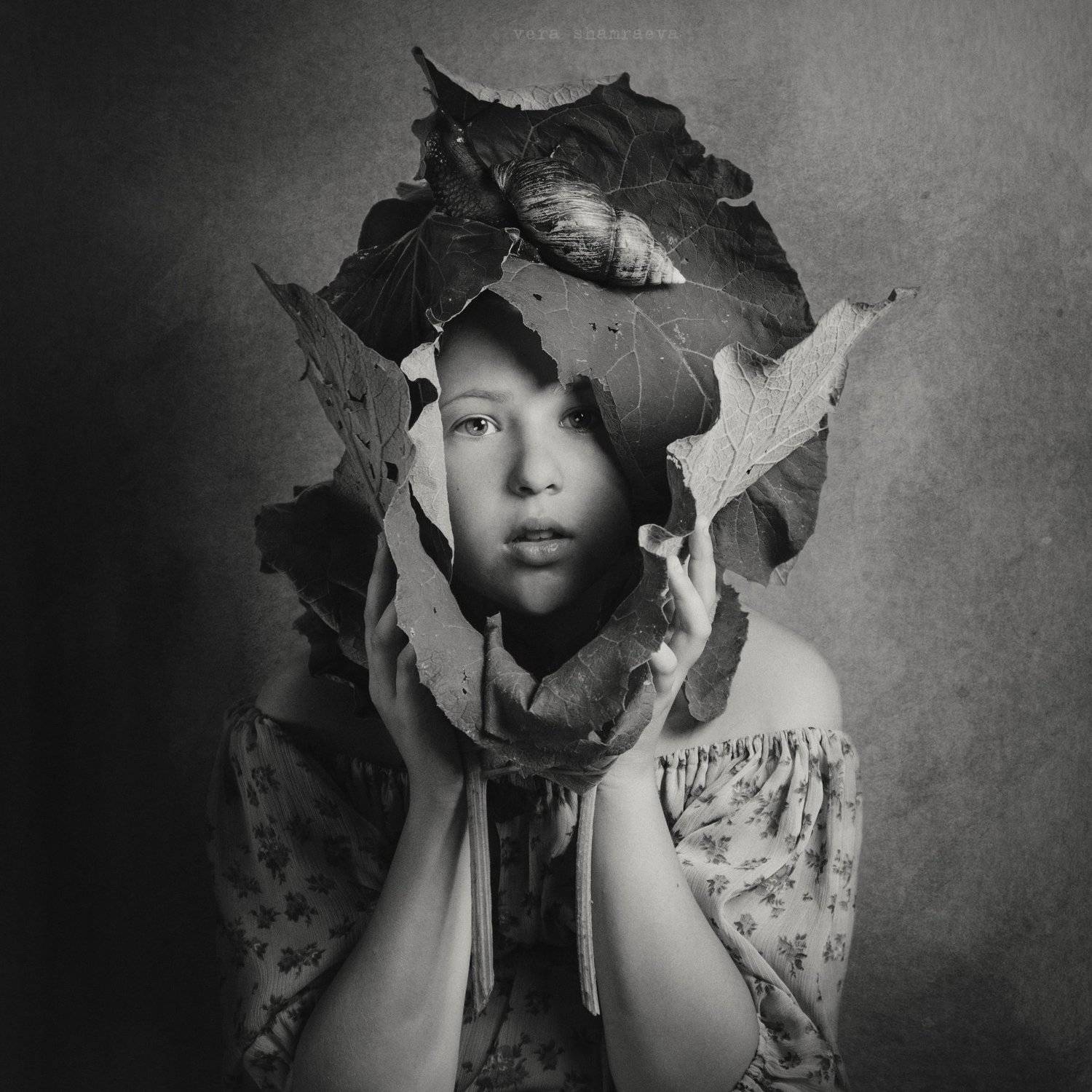 детский портрет, осень, постановка,монохром, Вера Шамраева