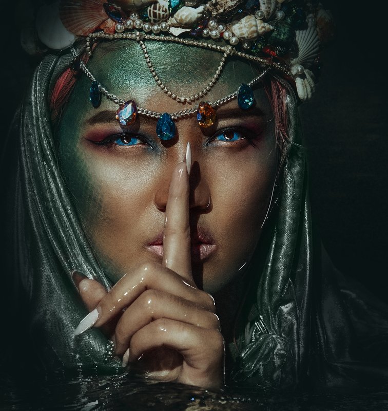 portrait, Mermaid eye, mongolia Mermaid eye фото превью