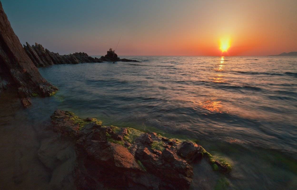 черное, море, первое, мая, вечер, Николай Мысливцев