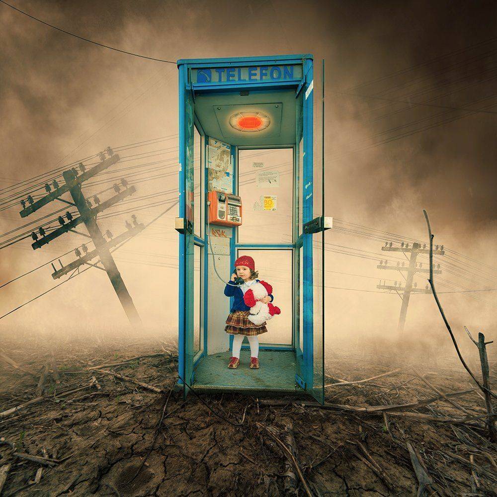 broken, cable, fence, field, fog, girl, ground, ioana, ligh, light pole, manipulation, matrix, mist, plush, pole, psd, telephone, tutorials, wire, Caras Ionut