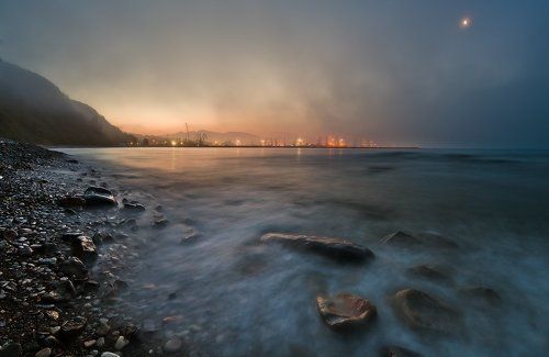 Город-порт. Майское утро.