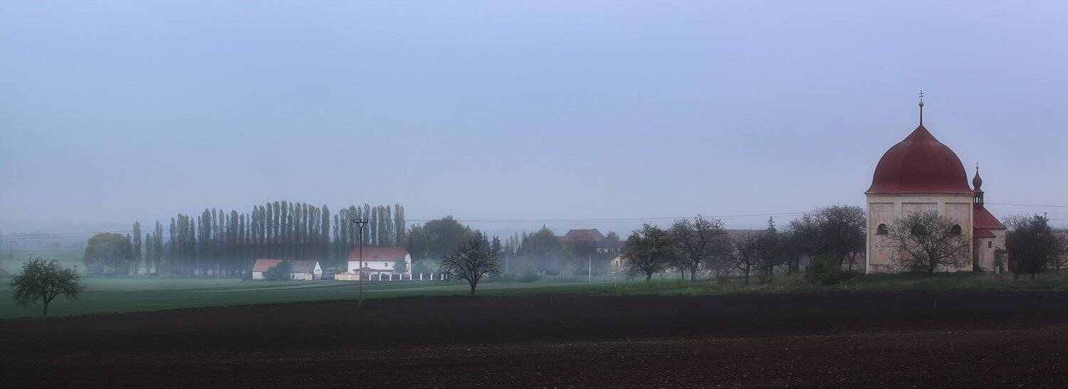 чехия, весна, утро, туман, Игорь Дубровский