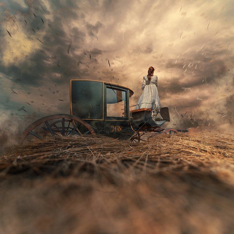blowing, cart, clouds, drama, fashion, field, gilr, harmony, light, manipulation, miller, mounting, old, photoshop, psd, strong, treasure, tree, tutorials, walking, wheat, wind, yellow Thunderstorm II фото превью