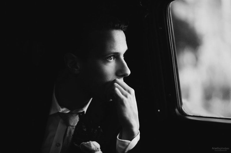 groom, portrait, black&white, жених, портрет, чб, свадьба, www.arlanphoto.com жених Беньямин фото превью