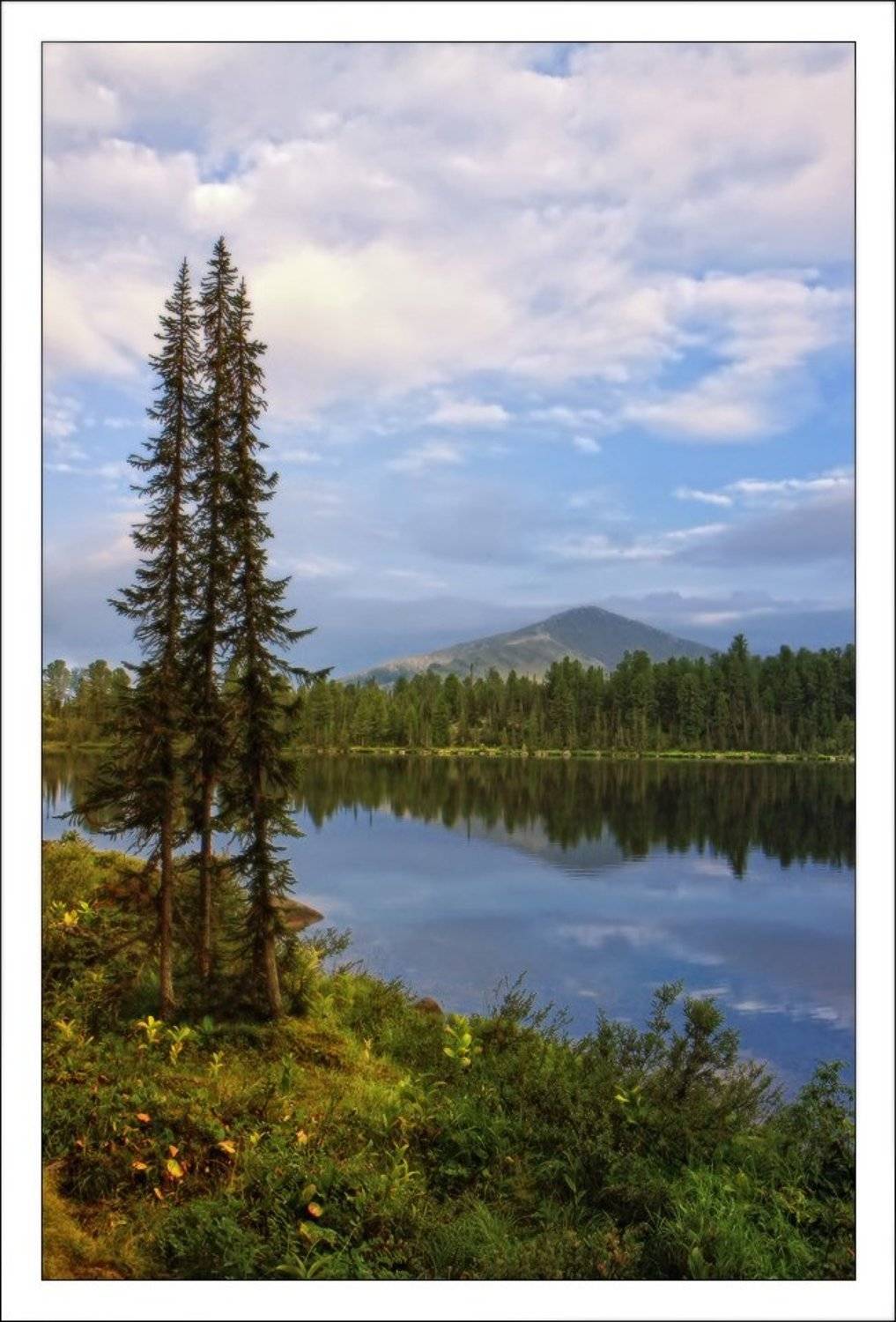 озеро светлое, ергаки, Галина Хвостенко