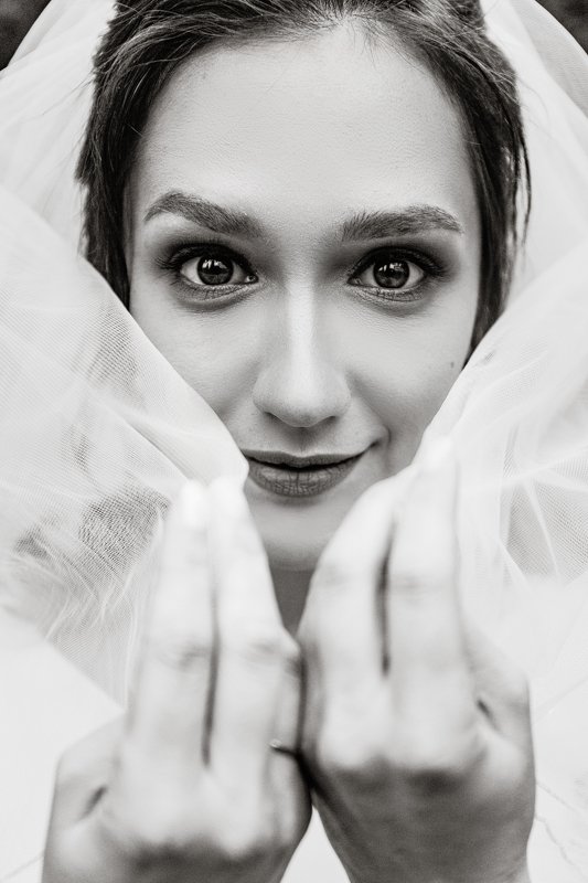 невеста, свадьба, девушка, черно-белое, bride, wedding, wed, black and white, girl, emotion, эмоциии Bride фото превью