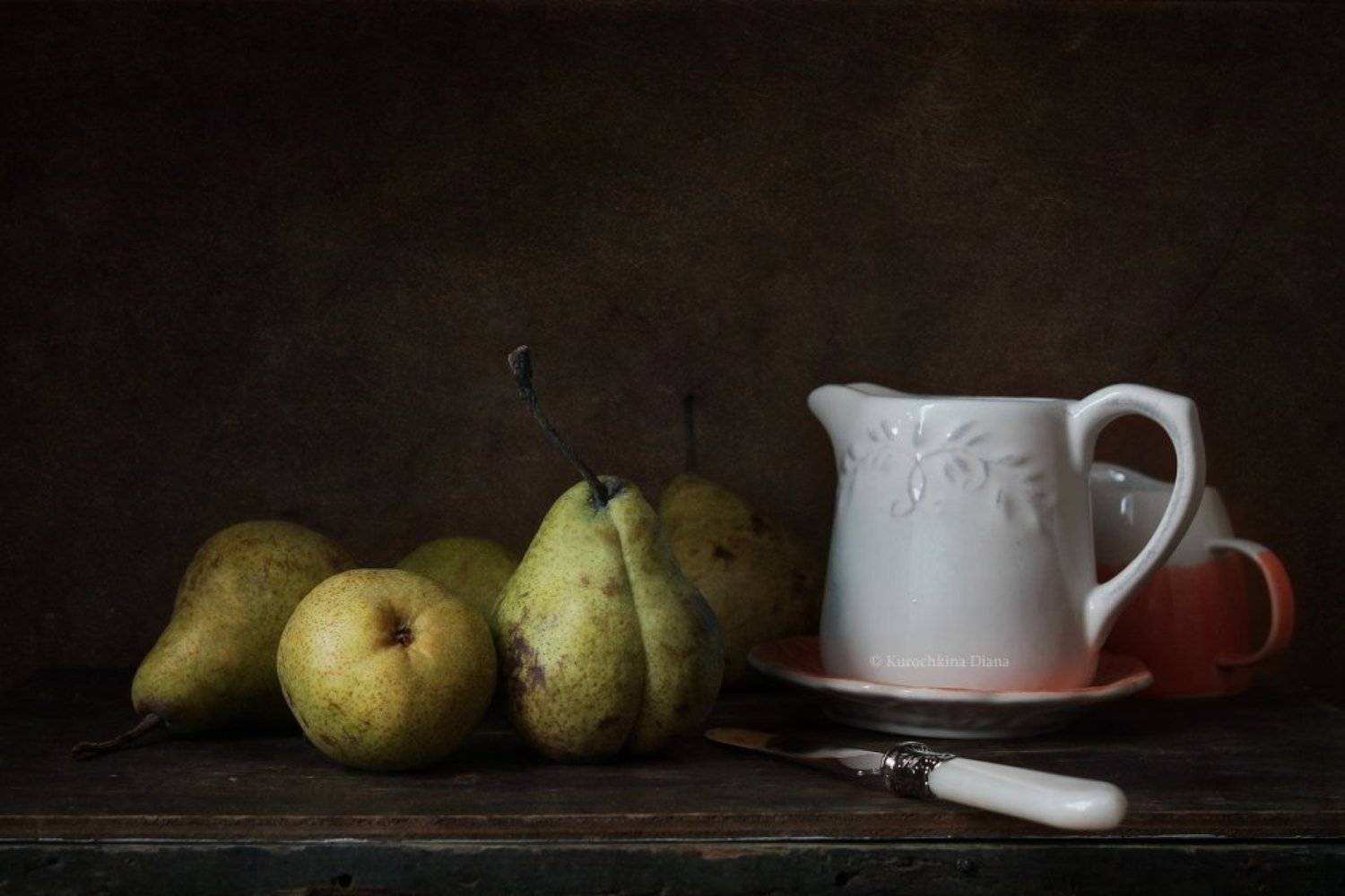 натюрморт, груши, Курочкина Диана