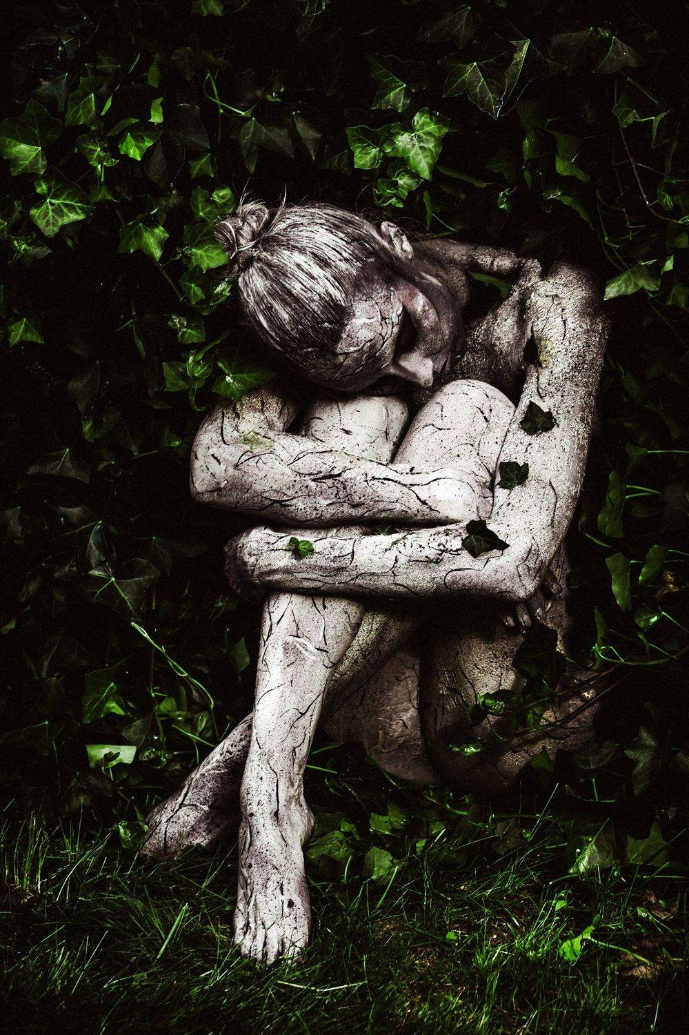 woman, portrait, outdoors, natural light, conceptual, bodyart, Руслан Болгов (Axe)