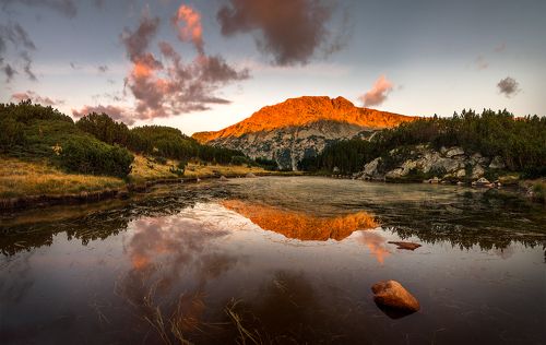 Sunset in Rila mountain / Закат в Риле