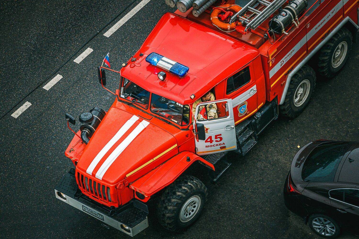 пожар, пожарная, машина, красный, red, Юрий Шурчков