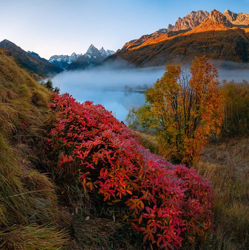 Осень на берегу Туманлы-Кёль