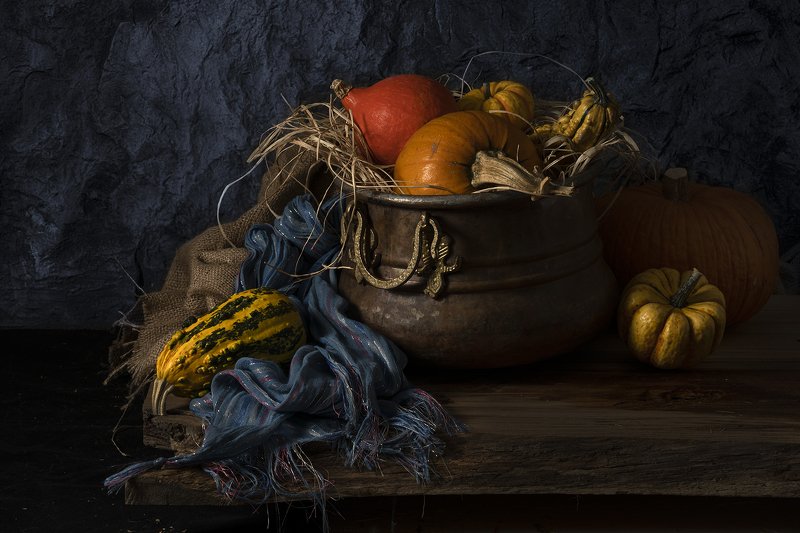 натюрморт, тыква, облепиха, Pumpkin Pumpkin III фото превью