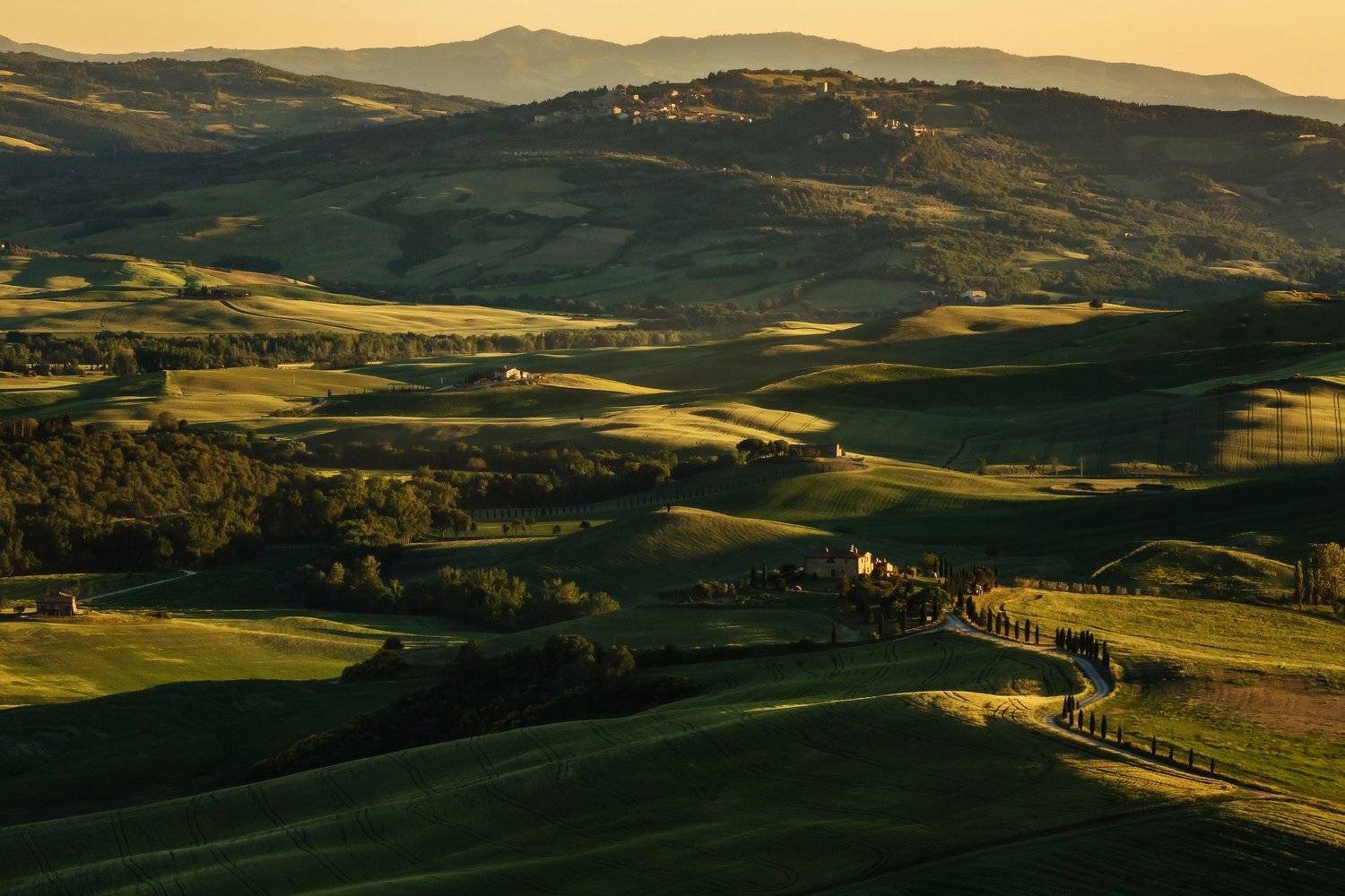 toscana, tuscany, italy, италия, тоскана, sunset, travel, val d\'orcia, Константин Корешков