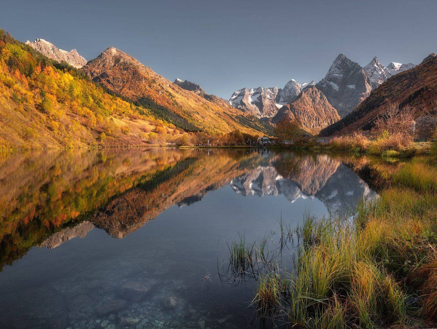 кавказ домбай туманлыкель озеро озера горноеозеро, Алексей Агеев