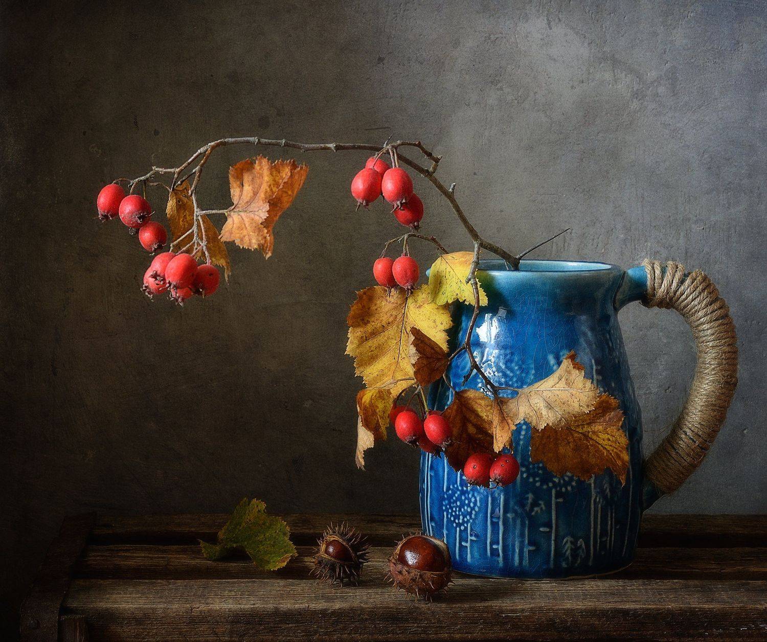 натюрморт,осень,боярышник, Наталия К