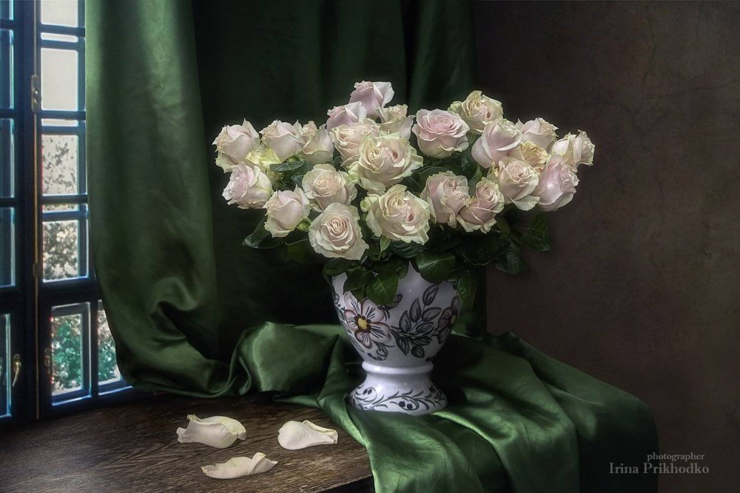 натюрморт, винтажный, интерьер, букет, розы, , Ирина Приходько