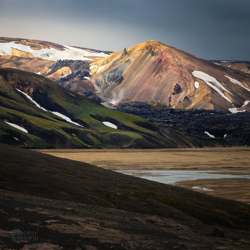 iceland,landmannalaugar,rainbow mountains,mountains,volcano,volcanic Landmannalaugar, Iceland фото превью