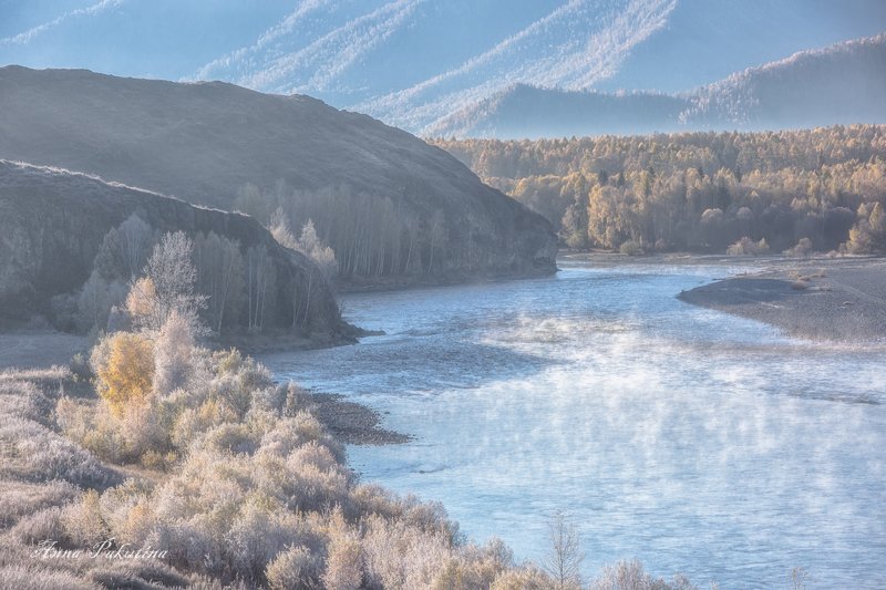 пейзаж, осень, алтай, altai, altay, landscape Нежная пастель Алтая фото превью