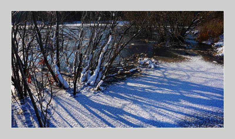 пейзаж первый лёд. озеро. 2020 фото превью