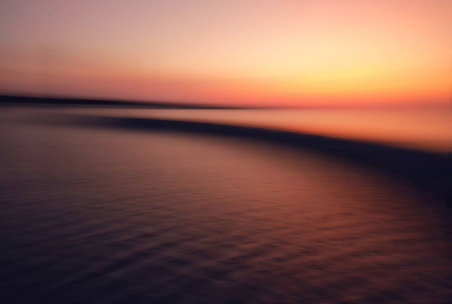 Пейзаж, закат, абстракция, Максим