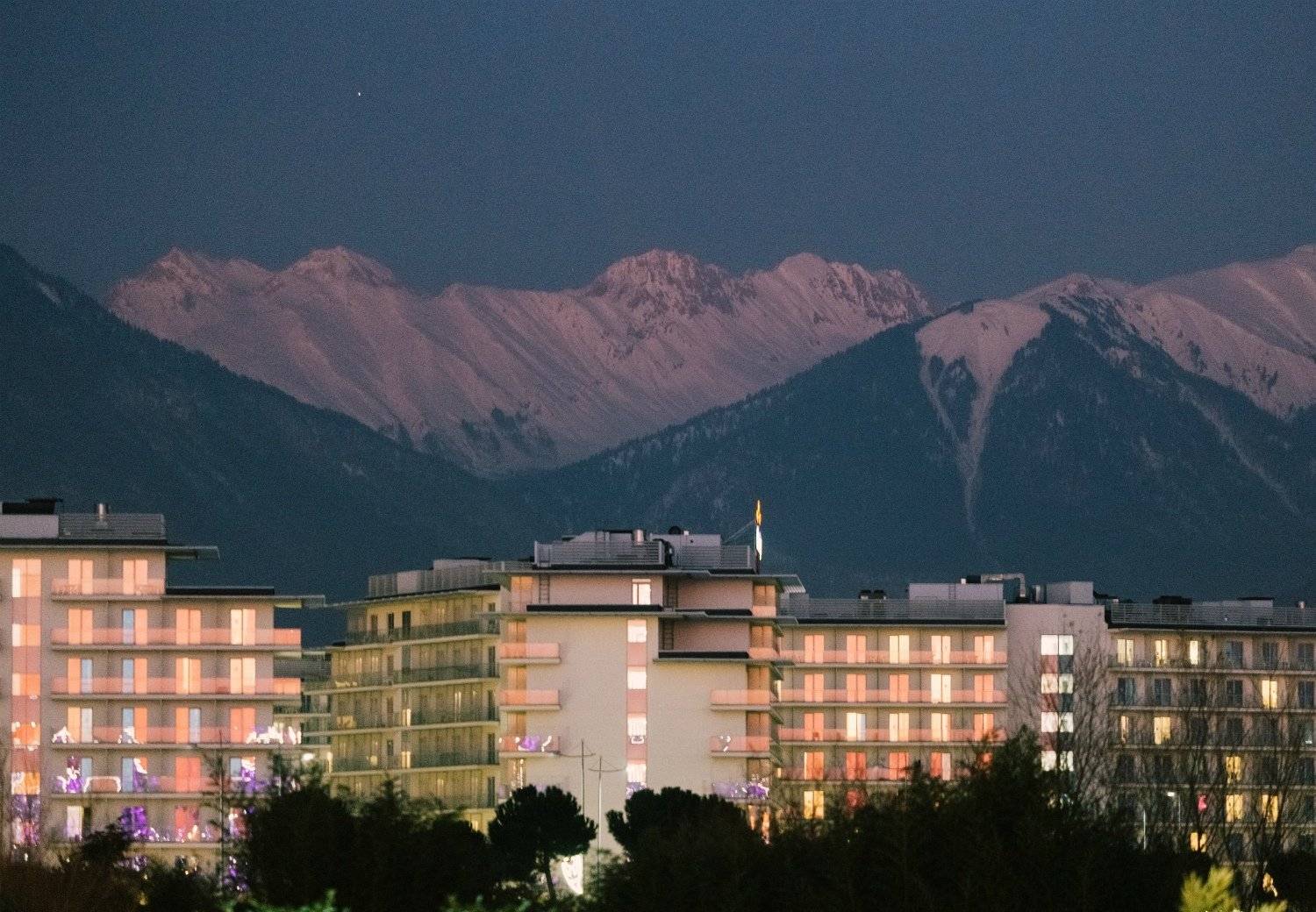 сочи адлер горы дома снег, Настя Рыж