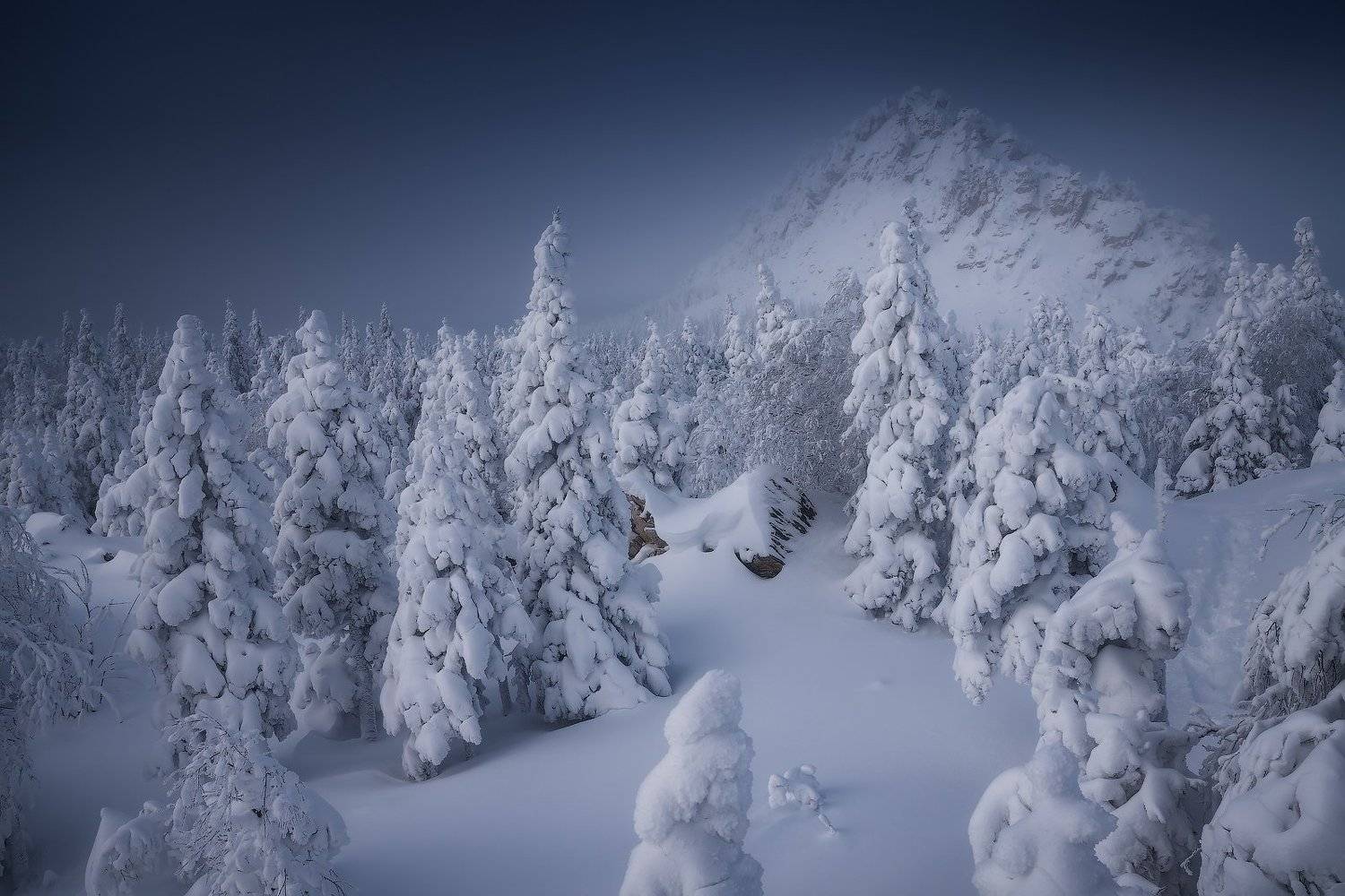 таганай, горы, урал, зима, Владимир Ляпин