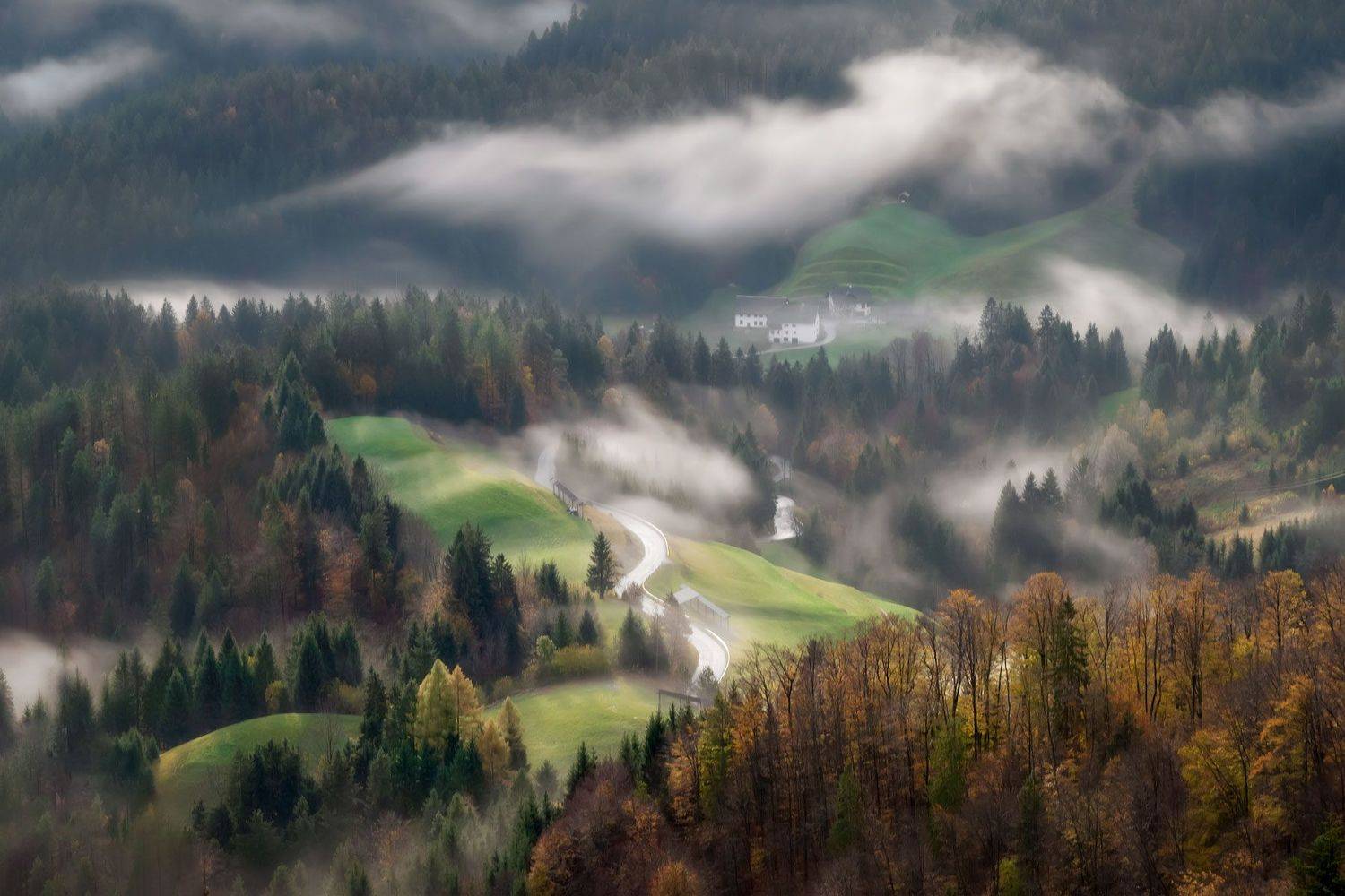 словения, slovenia, туманы словении, slovenia landscape, slovenia landscape photography, Татьяна Ефименко