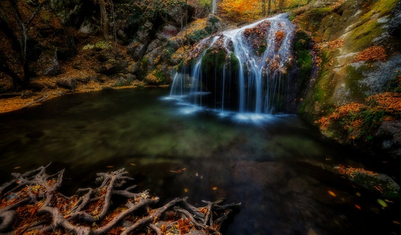 осень Вечерние струи фото превью
