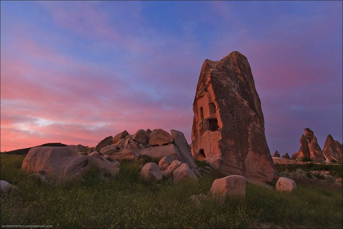 каппадокия, турция, скалы, рассвет, горы,город, Антон Петрусь