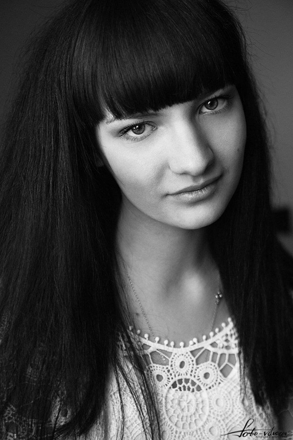 портрет, портрет девушки, черно-белое фото, черно-белая фотография, foto-vdvoem, фото вдвоем, Екатерина foto-vdvoem Малькова