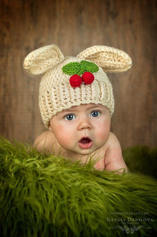 детская костюмированная фотосессия, детский фотограф, костюмированная фотосъемка, фотосессия новорожденных Зайка фото превью