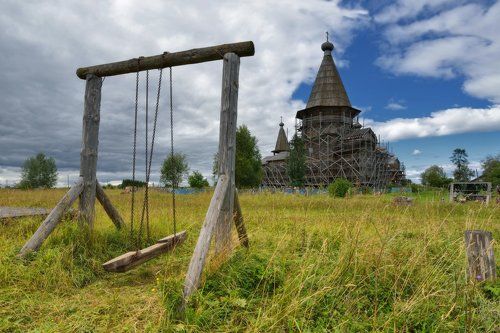 Она сгорела...