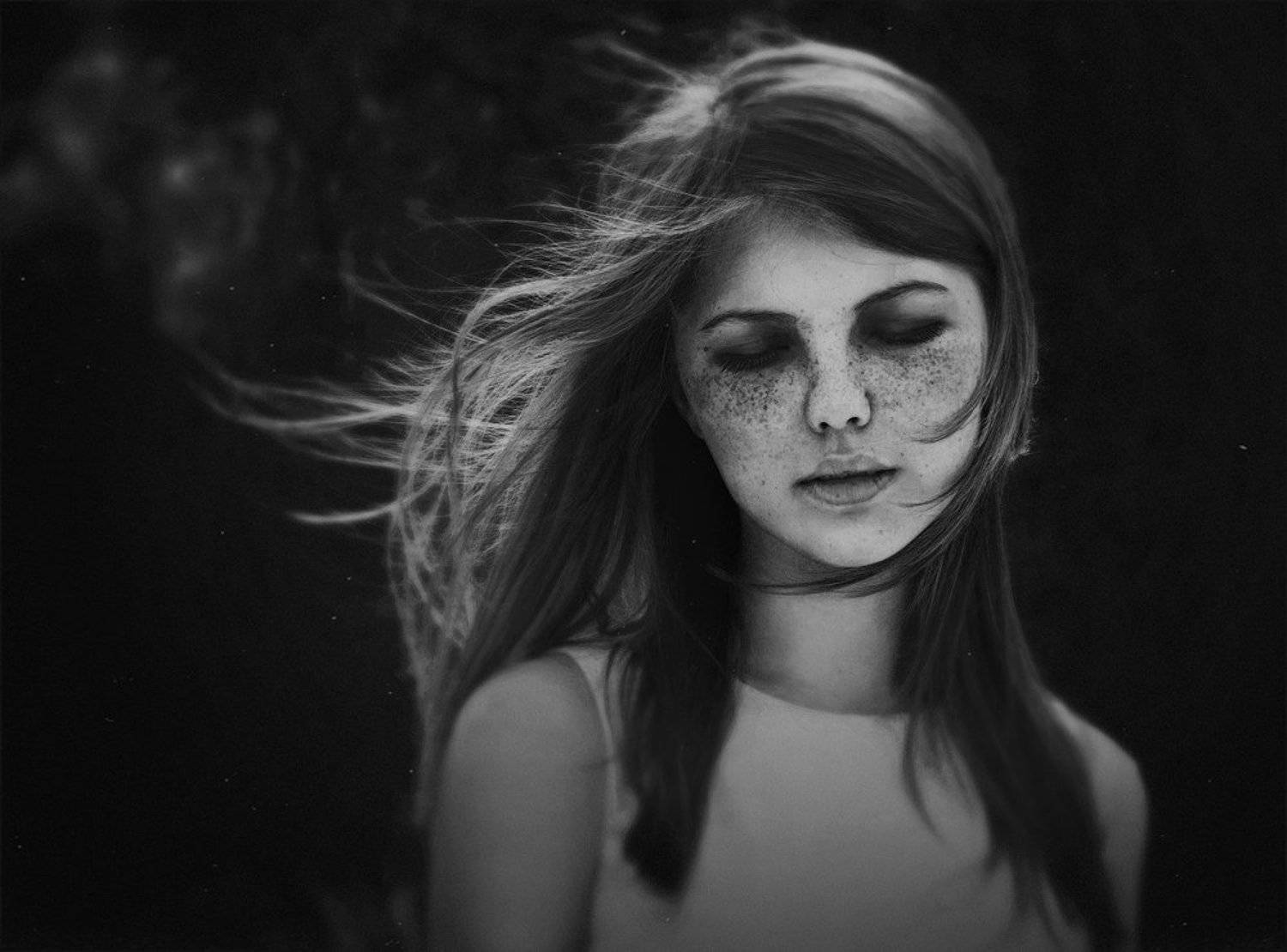 портрет, чёрно-белое,  fine art, Чернова Карина