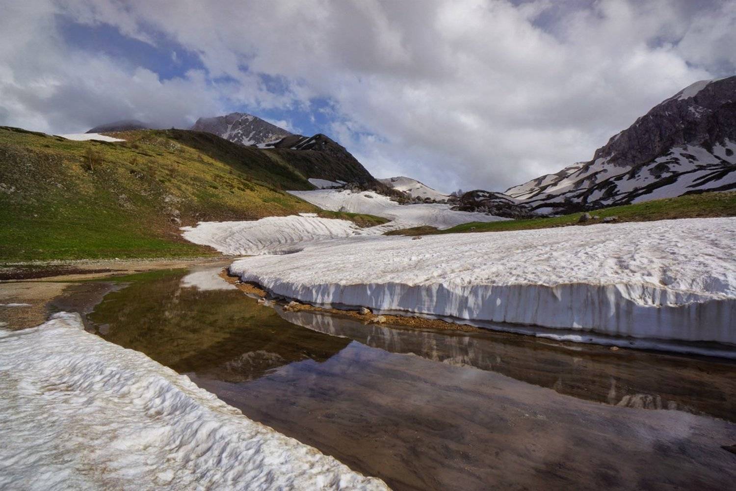 озеро псенодах, лагонаки, весна, MiShanya