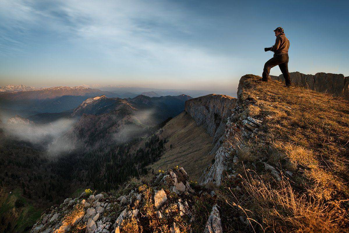 горы, , , кавказ, , адыгея, тхачи, закат, фёдор, Месилов Сергей