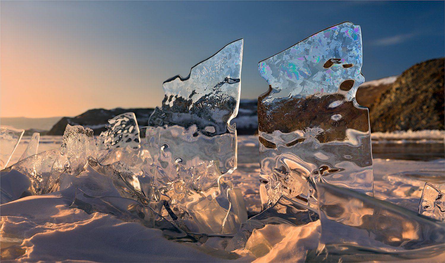 байкал, зима, baikal, lake, Yury Pustovoy