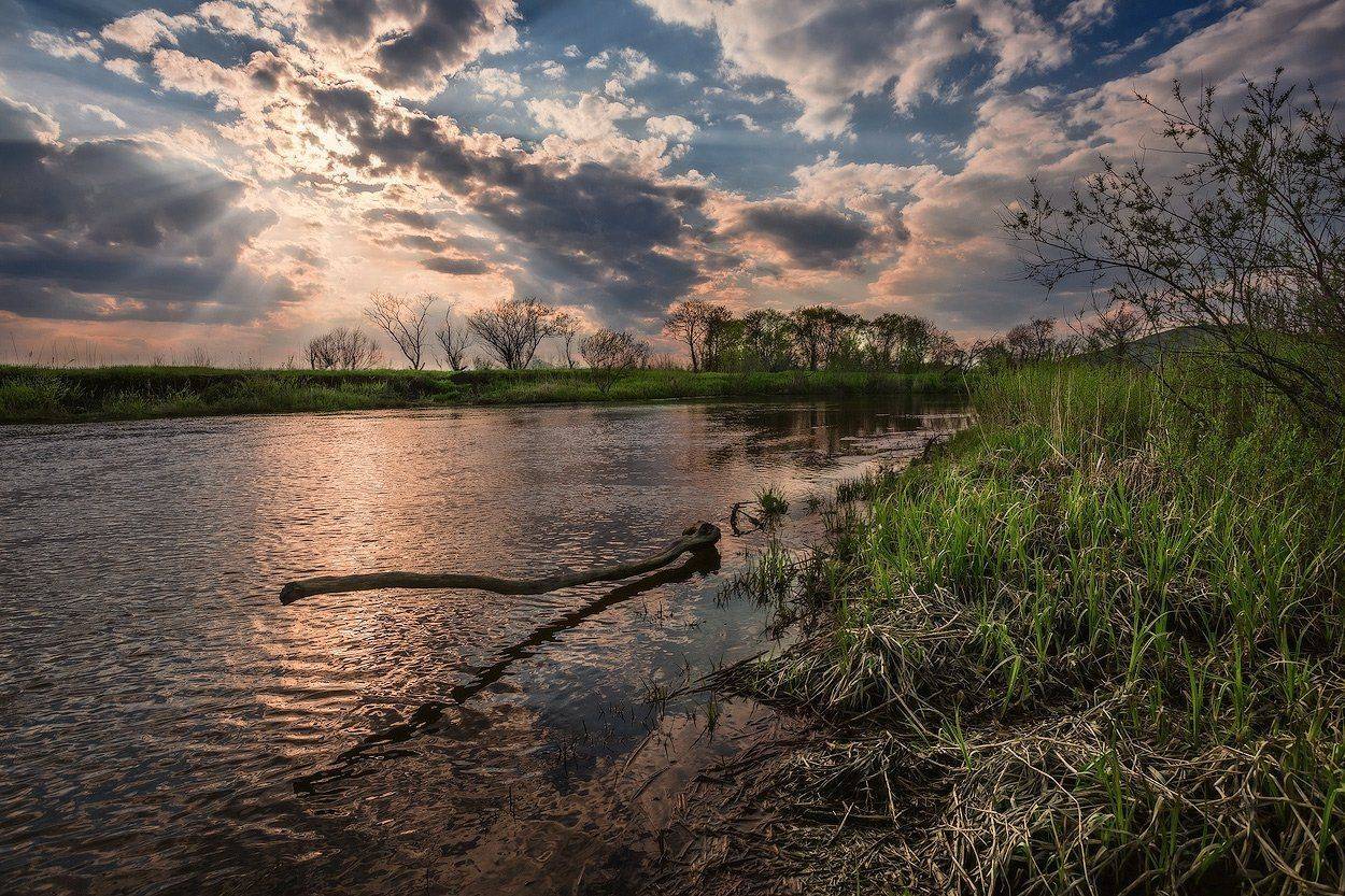 вечер, весна, май, Андрей Кровлин