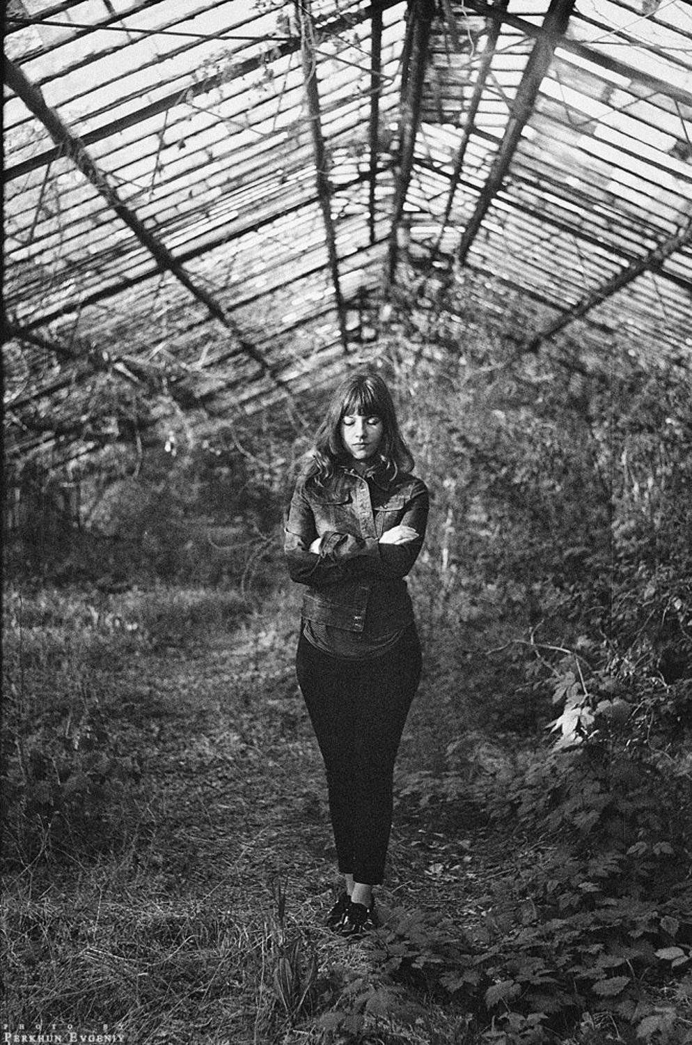 медитация, девушка, Перхун Евгений