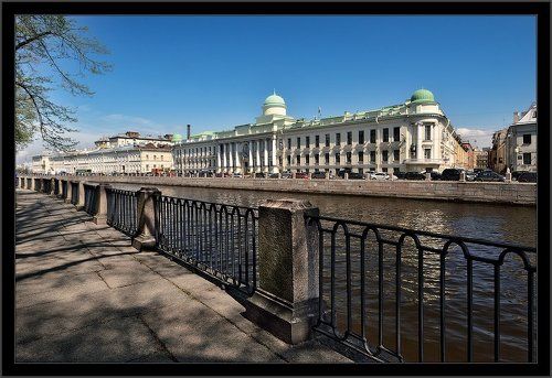 Простая питерская открытка с Фонтанки
