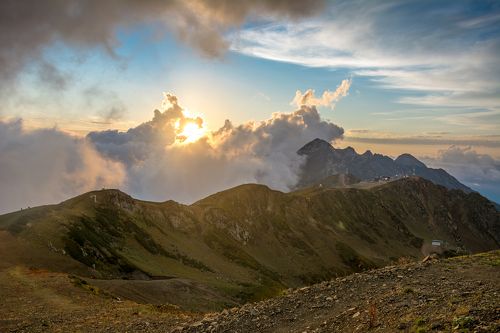 Вечер в горах