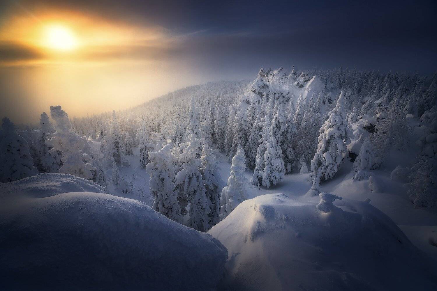 таганай, урал, горы, зима, Владимир Ляпин