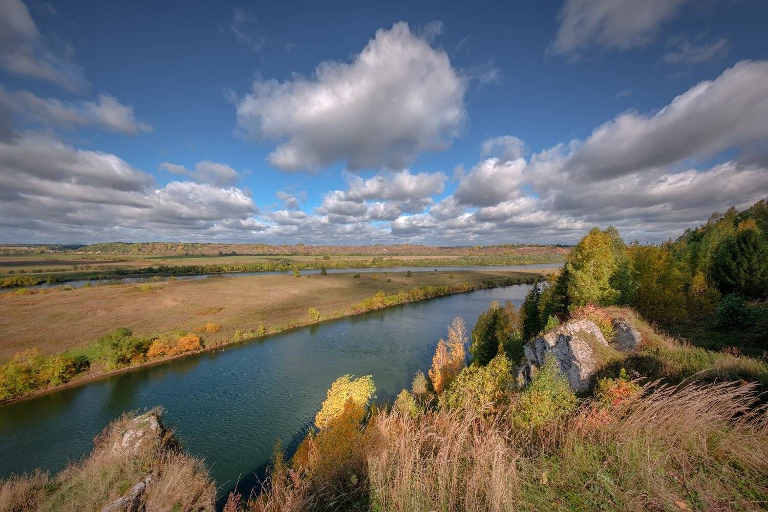 сылва, река, долина, ветер, осень, скалы, урал, каширино, Андрей Чиж