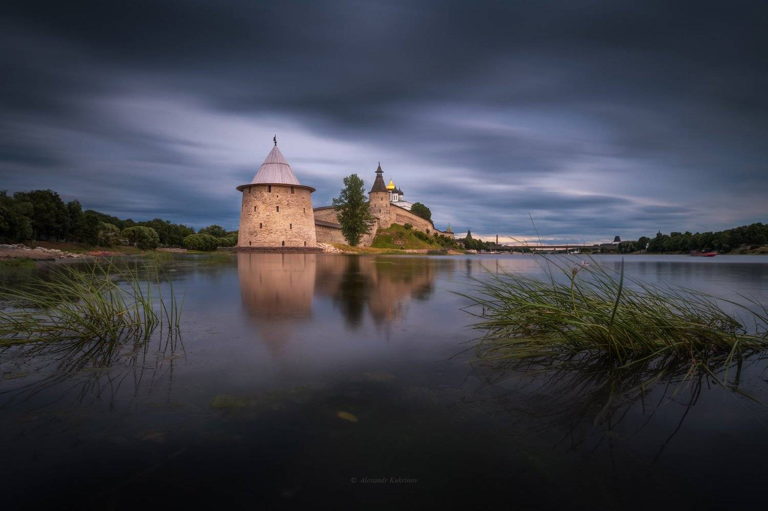псков, кром, кремль, пейзаж, Александр Кукринов