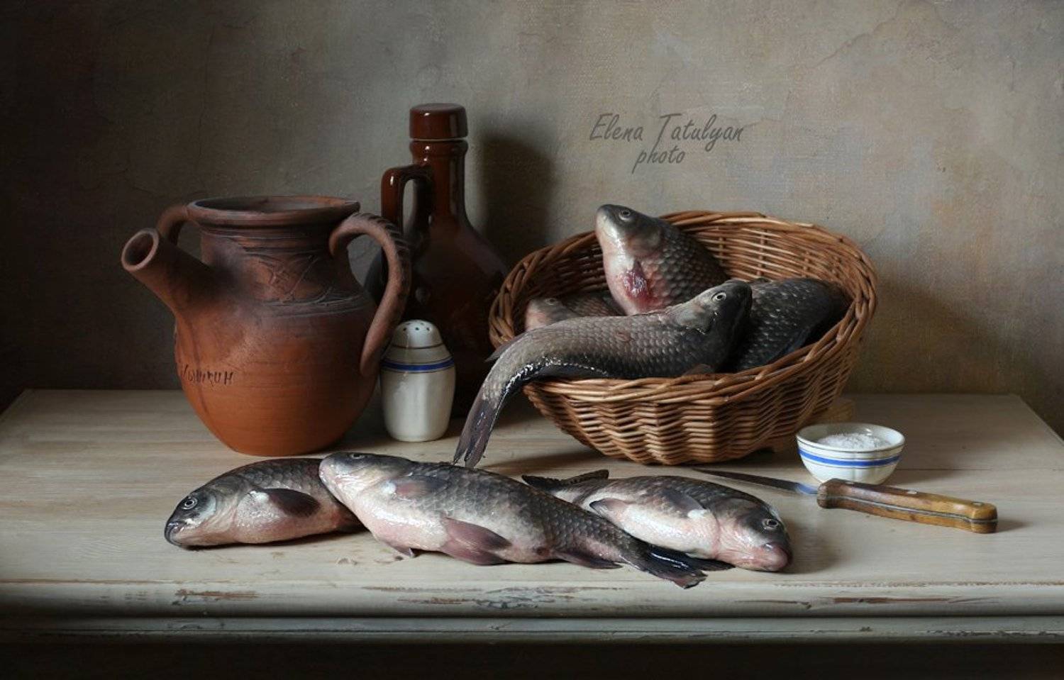 натюрморт с рыбой, Елена Татульян