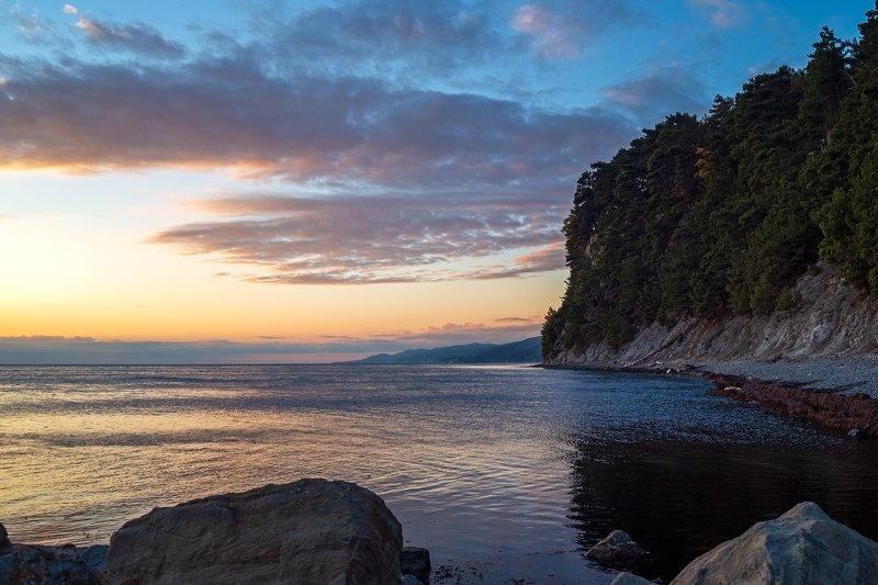 Осенний вечер фото превью