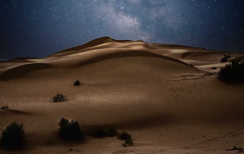 Ночной бархан фото превью