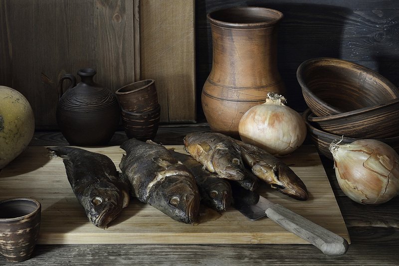 Окунь копченый. фото превью